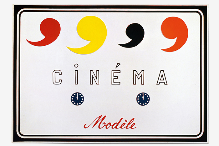 «Кино, модель» Марсель Бротарс, 1970